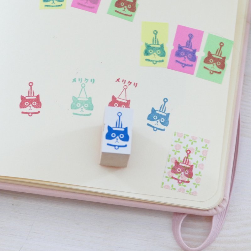 Stamp 12x20 Osaka Cat - ตราปั๊ม/สแตมป์/หมึก - ไม้ ขาว