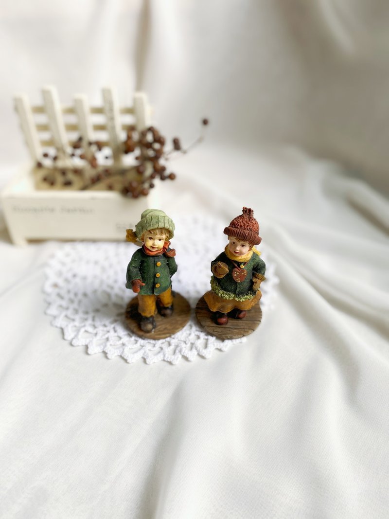 【好日戀物】德國Seneca Design冬季的孩子擺飾裝飾品聖誕節禮物 - 裝飾/擺設  - 樹脂 多色