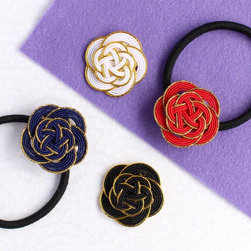 HAKOYA japanese style pierce hair accessory / mizuhiki / japan