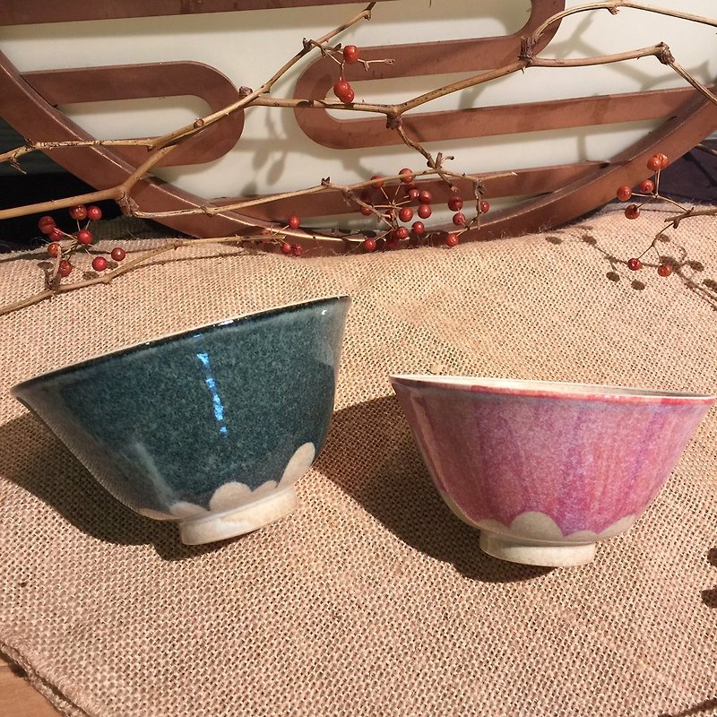 BLUT'S Fuji bowl (blue) - ถ้วยชาม - ดินเผา 