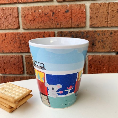 Suki McMaster NEW Latte Mug - Koala and Red Kombi