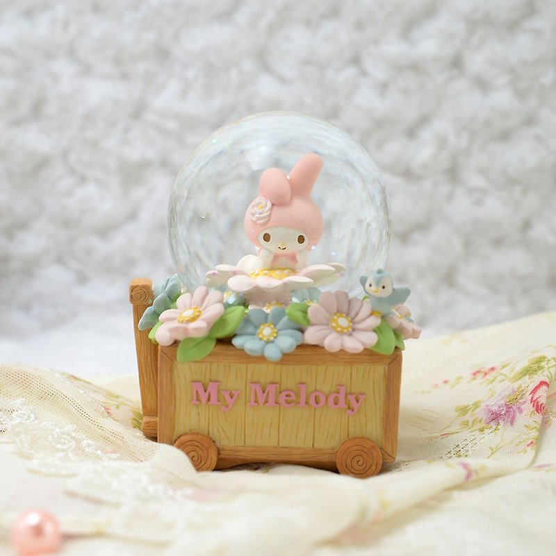My Melody Garden Trolley Crystal Ball Music Bell - Items for Display - Glass 