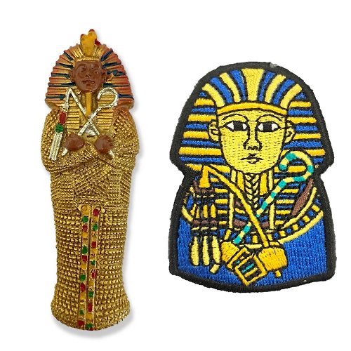 A-ONE 埃及法老 造型磁鐵+埃及 法老 袖標【2件組】特色3D磁鐵 創意地