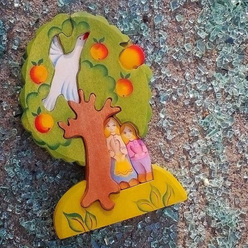 淳木童話Treetales 【嚴選禮物】淳木童話 俄羅斯立體拼圖 : 野鵝與蘋果樹