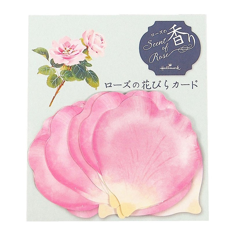 Fragrant Petals 8 Bookmarks - Pink [Hallmark-Bookmarks] - ที่คั่นหนังสือ - กระดาษ สึชมพู