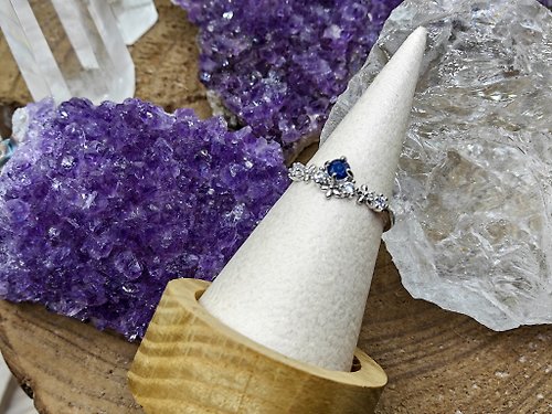 zen crystal jewelry 礦石飾物設計 海藍寶|天然半寶石|925sliver|海洋深藍