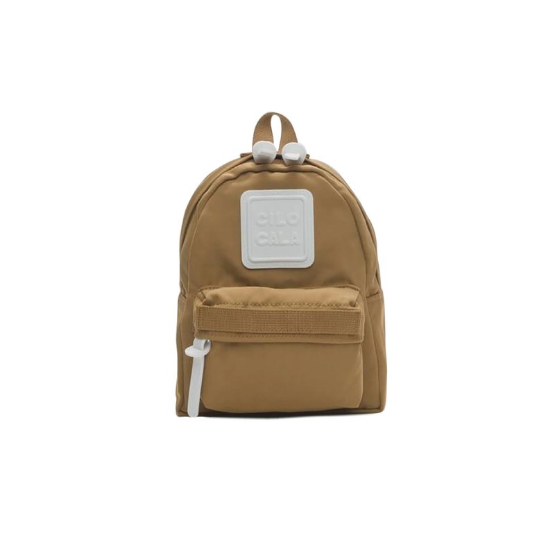 Sand Color Backpack (XS size) - กระเป๋าเป้สะพายหลัง - วัสดุอื่นๆ 