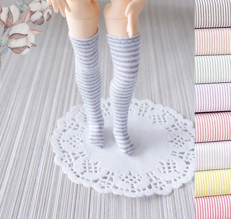 Striped Stockings for Blythe, Underwear for doll, Blythe doll Clothes - 公仔/玩偶 - 棉．麻 多色