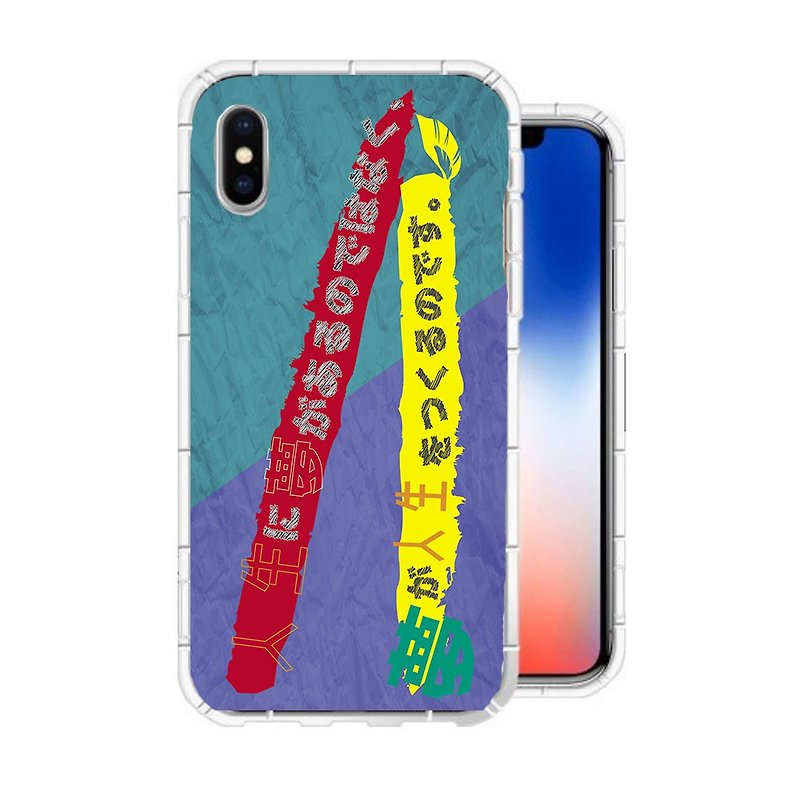 ICARUS Japanese anti-fall and anti-collision side transparent mobile phone case-dreams make life - เคส/ซองมือถือ - วัสดุอื่นๆ 