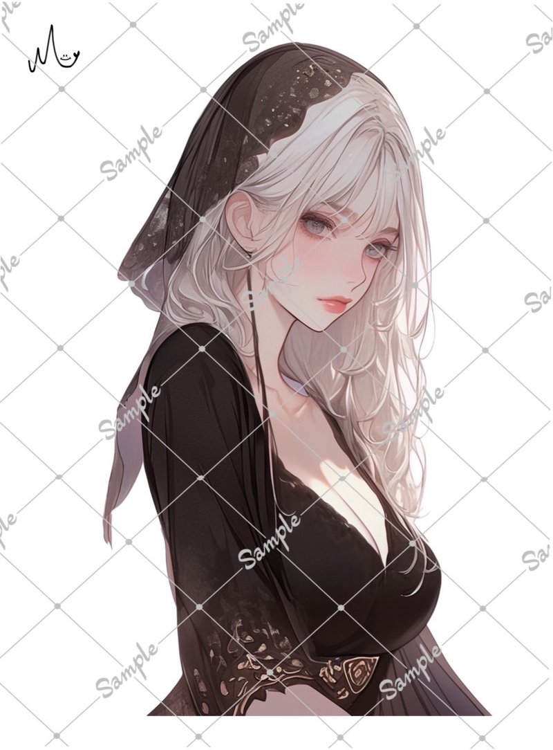 オリジナル人物ステッカー - 貼紙 - 紙 