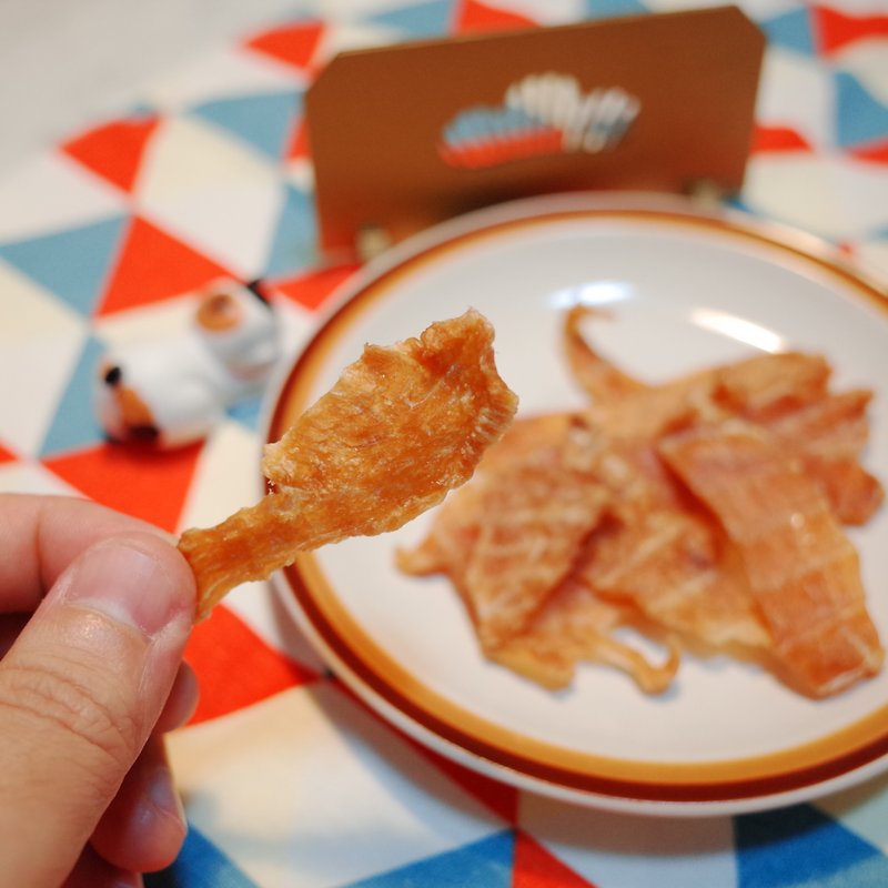 Fresh zero-seasoning hand-cut baked fur baby's favorite thin slices of chicken jerky chicken slices suitable for cats and dogs - อาหารแห้งและอาหารกระป๋อง - อาหารสด 