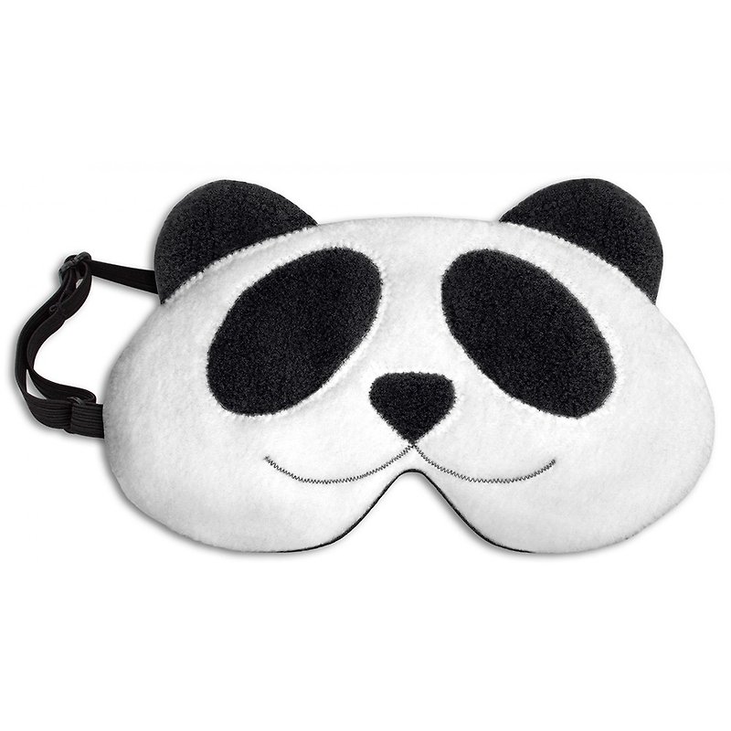 [Germany Leschi] Relieving fatigue hot/cold eye mask-panda shape - Eye Masks - Cotton & Hemp Multicolor