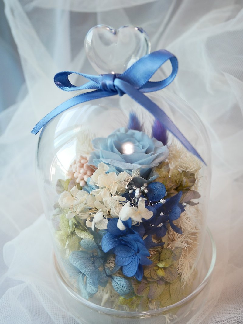 Flower Daily Beauty and Beast Glass Cover Eternal Flower Gift / Christmas Gift / Exchange Gift - Dried Flowers & Bouquets - Plants & Flowers 