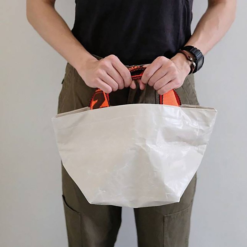 VINTAGE SLING BELT HANDLE TOTE Medium Vintage Tote Bag - Medium - Handbags & Totes - Other Materials White
