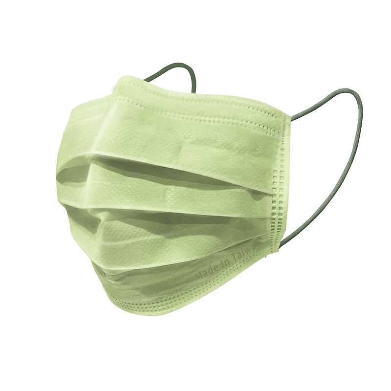 成人醫用口罩 滿版莫蘭迪30入/盒  抹茶綠 - 口罩/口罩收納套 - 其他材質 綠色