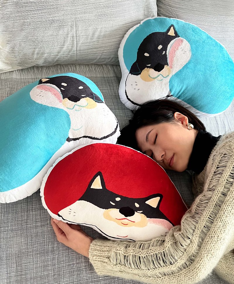 Modeling Pillow- Shiba Inu Quilt Series - หมอน - เส้นใยสังเคราะห์ 