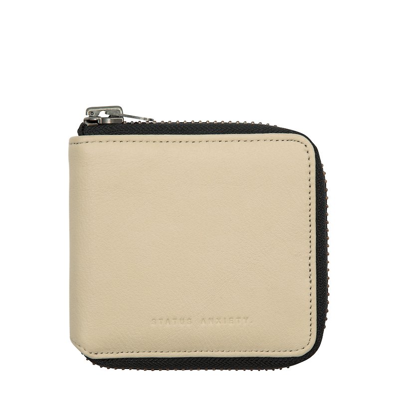 THE CURE Short Zipper Clip_Nude / Skin Tone - Wallets - Genuine Leather Orange