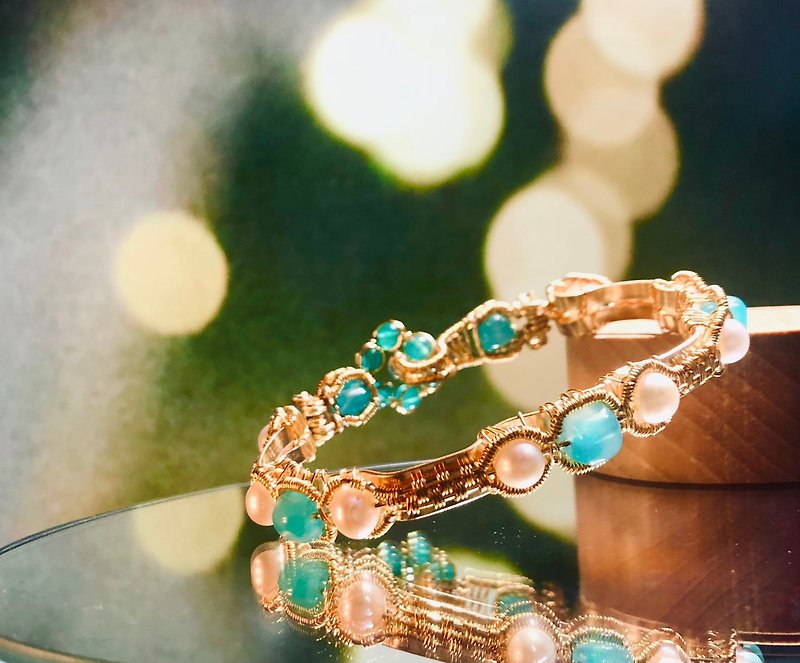 Customize / bracelet / wire jewelry - สร้อยข้อมือ - ทองแดงทองเหลือง สีทอง