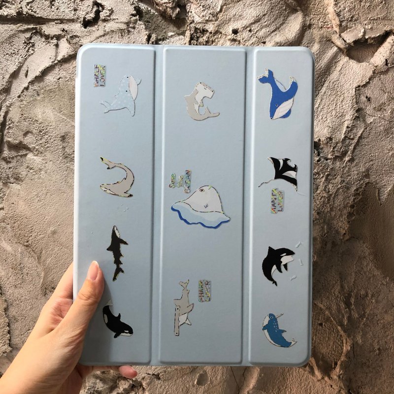 marine sticker 01 - 貼紙 - 紙 多色