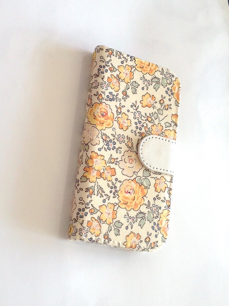 Liberty iphone7 8 SE2 case gentle flower - Phone Cases - Cotton & Hemp Orange