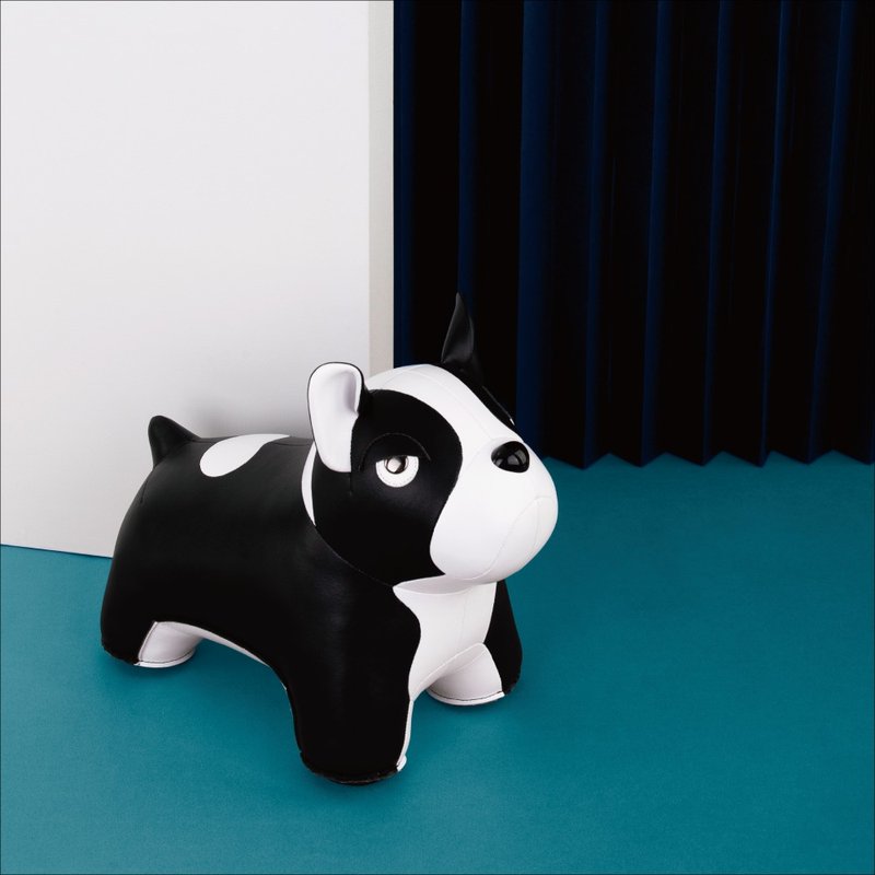 【門擋】法鬥 French Bulldog II 皮革動物擺飾 | 生日禮 入厝禮 - 擺飾/家飾品 - 人造皮革 多色