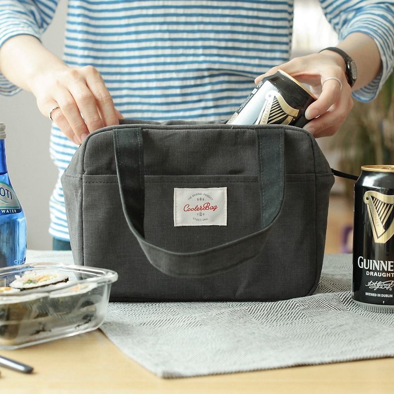 2NUL- picnic time cold storage bag V2- iron gray, TNL84581 - Diaper Bags - Cotton & Hemp Gray
