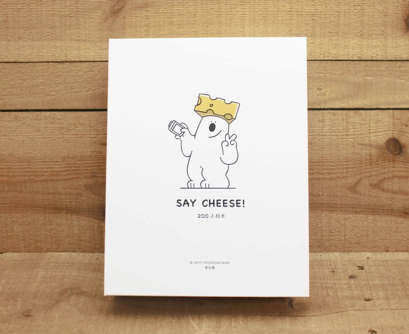 【相本】 黑田桑200入相本(SAY CHEESE)986156 - 相簿/相本 - 塑膠 白色