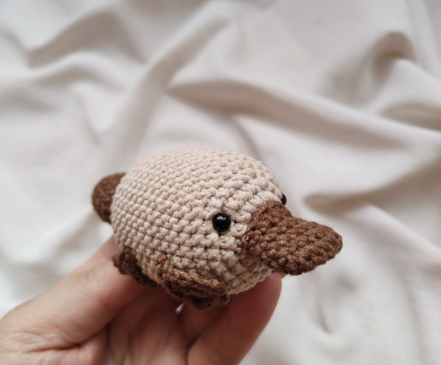 DIY Amigurumi Crochet Kit Little Platypus / Craft Project Crochet Platypus/  Handmade Platypus / 