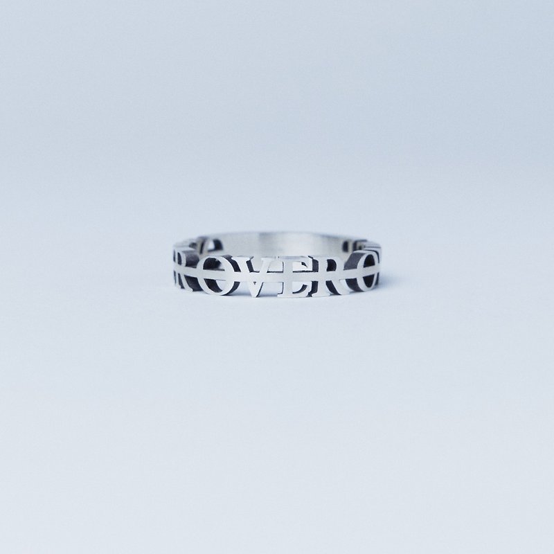 OVERTHELINE R1 - General Rings - Sterling Silver Silver