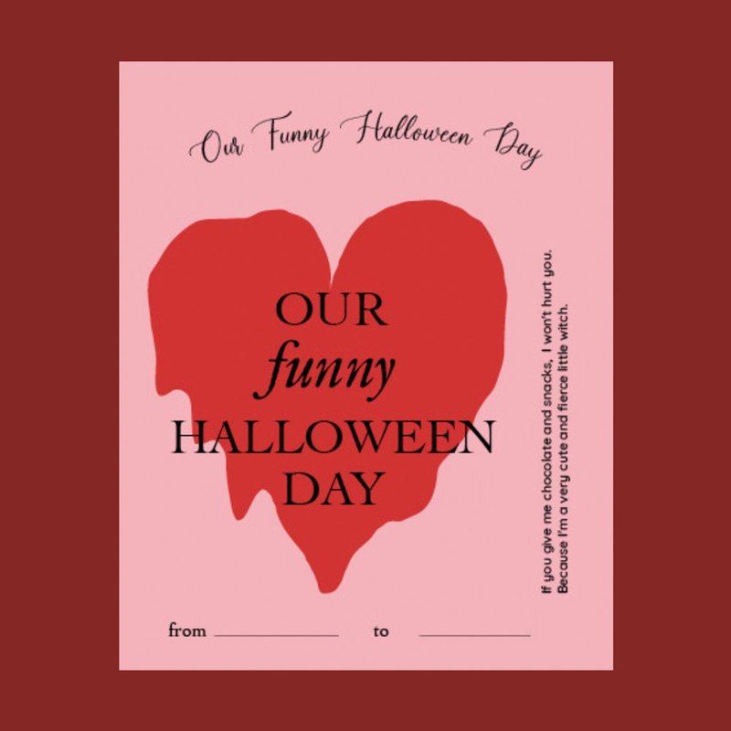 Halloween packaging card postcard Halloween day (40 sheets) - อื่นๆ - กระดาษ สึชมพู