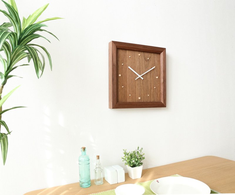 旭川工藝 工房 Kawasemi 過時木掛鐘 - 時鐘/鬧鐘 - 木頭 