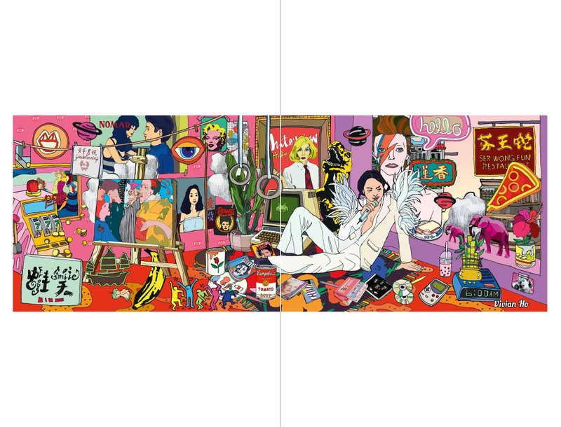 【Let's Dance】掛畫 - 就係香港 X Vivian Ho 1組2張 - 海報/掛畫/掛布 - 紙 