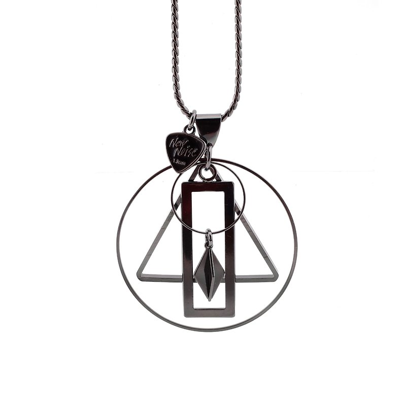 Driving force necklace - Necklaces - Other Metals Black