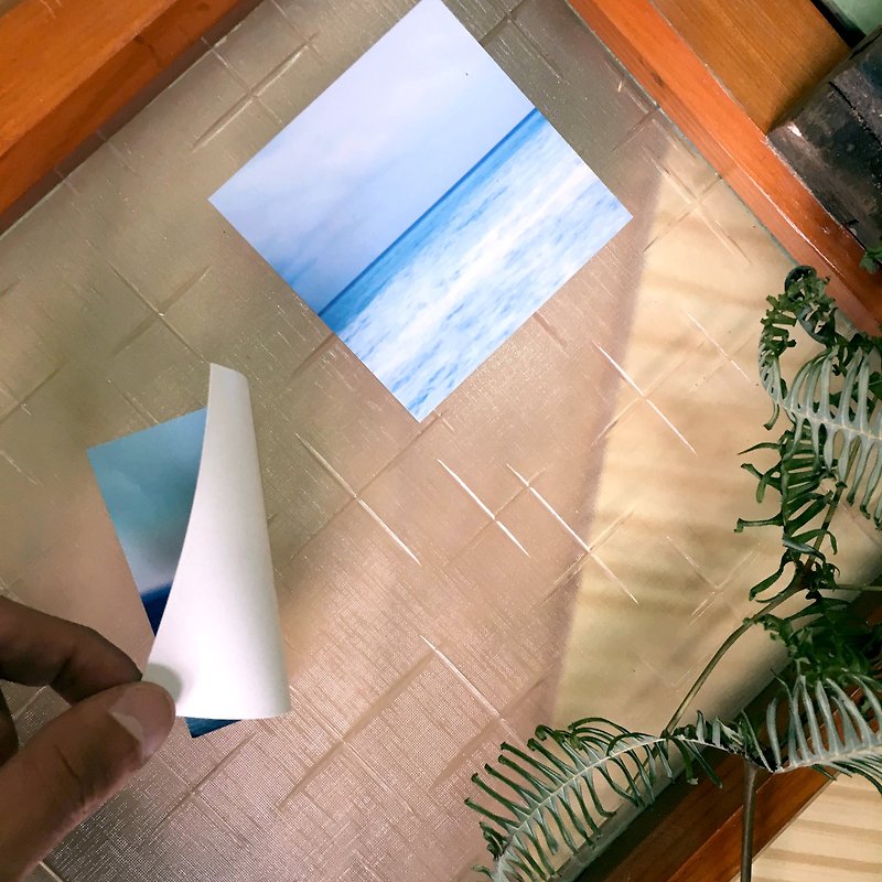 —Lighto Light Print—See Sea Sea Series Octopus Sticker - Sticky Notes & Notepads - Waterproof Material Blue