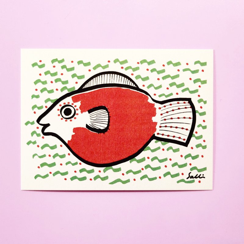 防水貼紙 機車貼紙 行李箱貼紙 雙魚座 美人魚 安全帽貼紙 悠遊卡 - 貼紙 - 紙 紅色