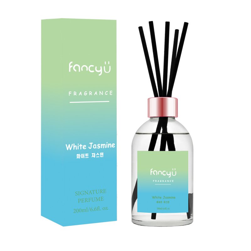 FANCY U漸層室內擴擴香瓶-白茉莉 White Jasmine 200ml - 香氛/精油/擴香 - 精油 多色