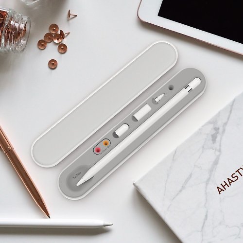AHAStyle 官方品牌店 Apple Pencil 五合一磁吸式吸附收納筆盒