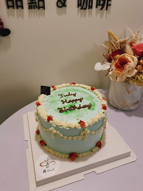 鑠咖啡/甜點專賣店 生日蛋糕 台北 中山/松山 咖啡課程教學 客製化蛋糕 復古擠花造型蛋糕 題字蛋糕 復古風蛋糕 鑠甜點 生日蛋糕 客製化