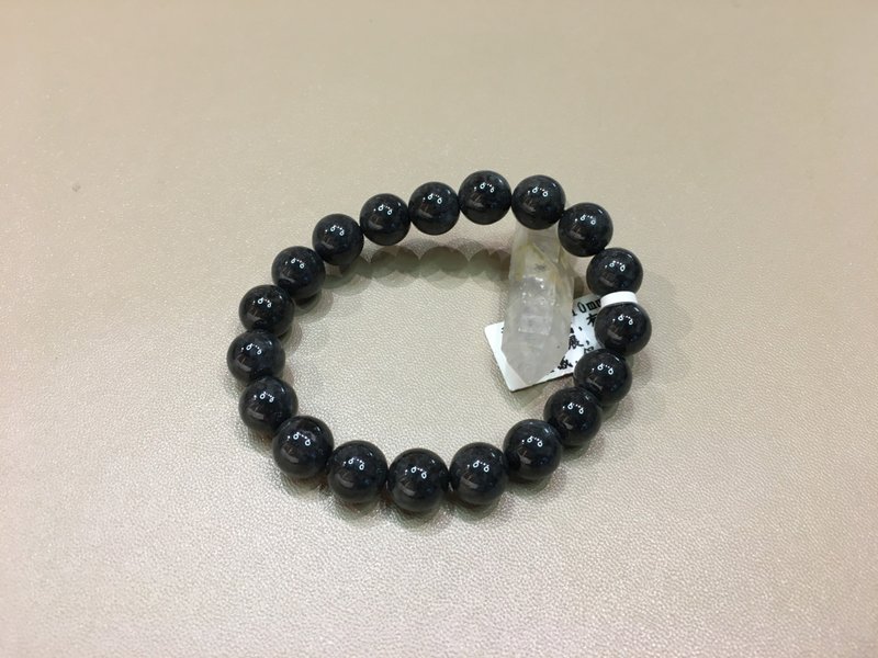 黑玉手鏈 10mm - 可吸引財富,去除負能量 - 手鍊/手環 - 玉石 