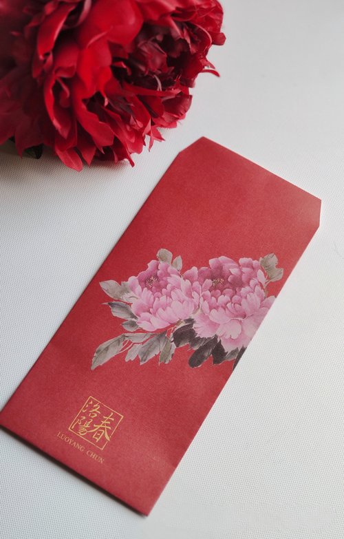 洛陽春手繪生活美學 洛陽春手繪圖騰紅包袋