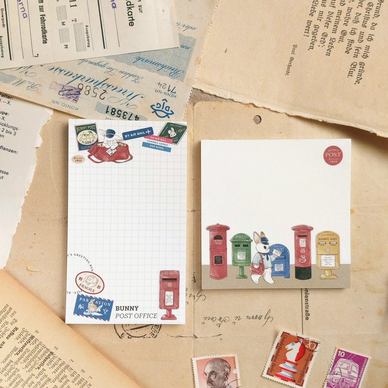 Post Office Bunny Notepad - กระดาษโน้ต - กระดาษ 