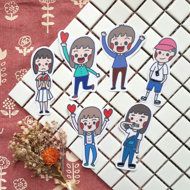 【CHIHHSIN Xiaoning】Character Stickers - Stickers - Paper 
