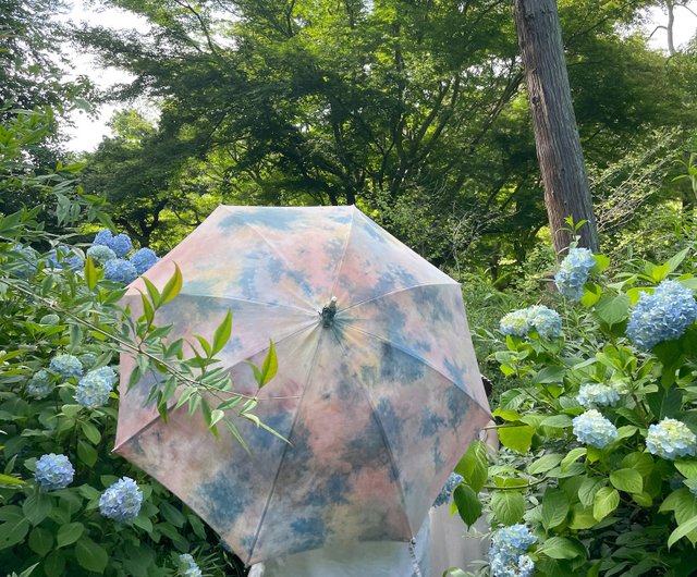 日本製 Parasol 日傘 Optimista -A 藍染 泥染 カラフル 絞り染め 日本製 Parasol 日傘 Optimista -A 藍染 泥染 カラフル 絞り染め