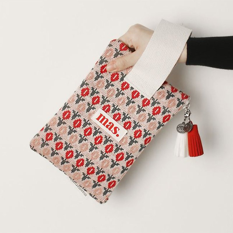Korean designer brand Masmarulez anesthetic clutch bag - knitting series - Handbags & Totes - Other Materials 