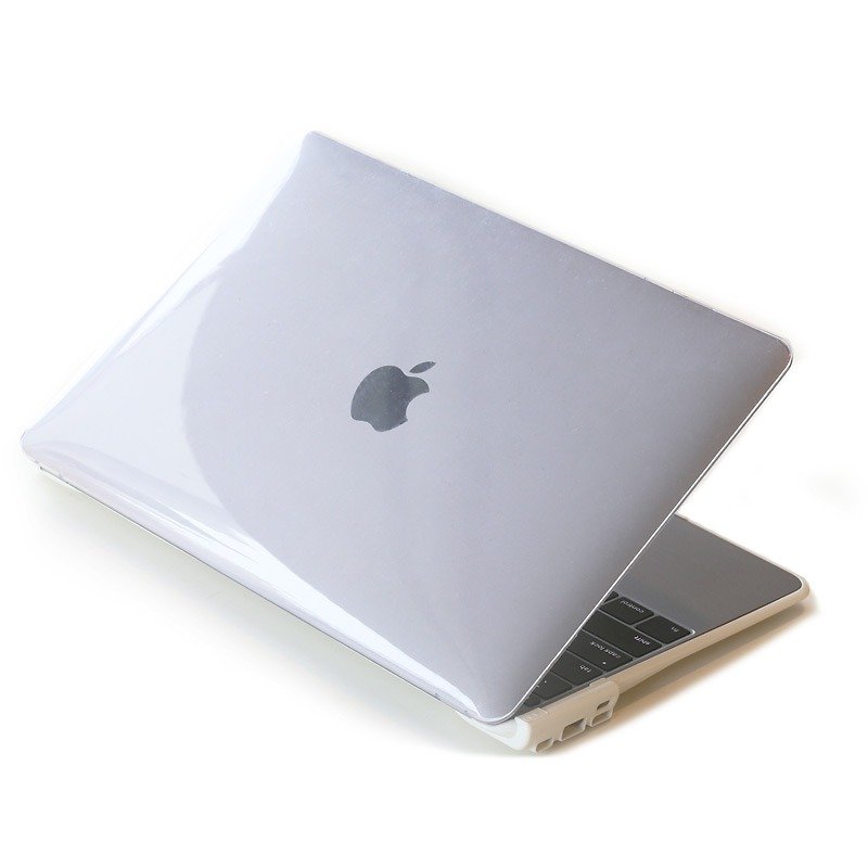 BOOST│MacBook 12" 終極HUB擴充筆電殼-透明/白 - 平板/電腦保護殼/保護貼 - 塑膠 透明