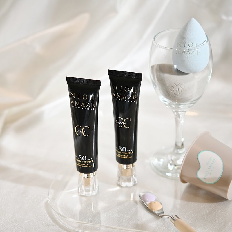Sunscreen isolation lotion (2 packs of 30ml) comes with 1 beauty egg - แป้งรองพื้น - วัสดุอื่นๆ 