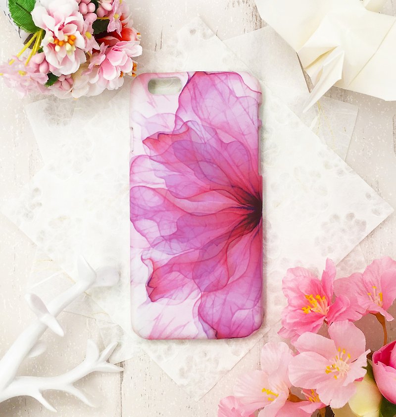 花の静脈-ライラック-iPhoneオリジナルケース/保護ケース - スマホケース - プラスチック パープル