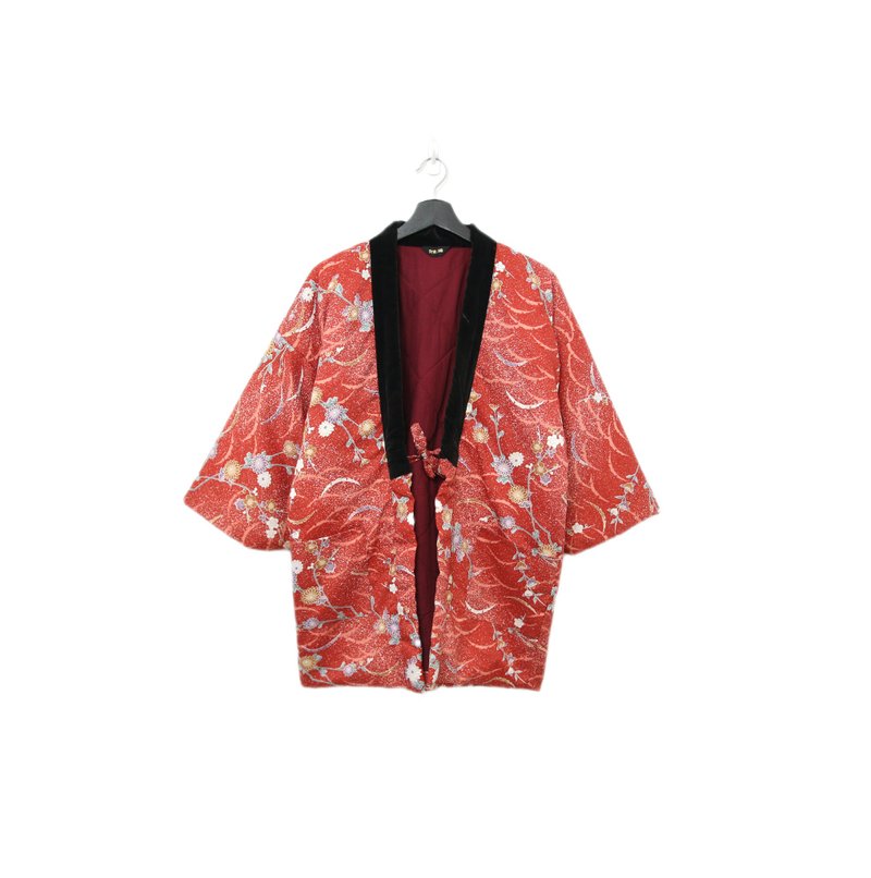 Back to Green-日本帶回袢天pt-12 精緻花卉滿版 /vintage - 睡衣/居家服 - 棉．麻 