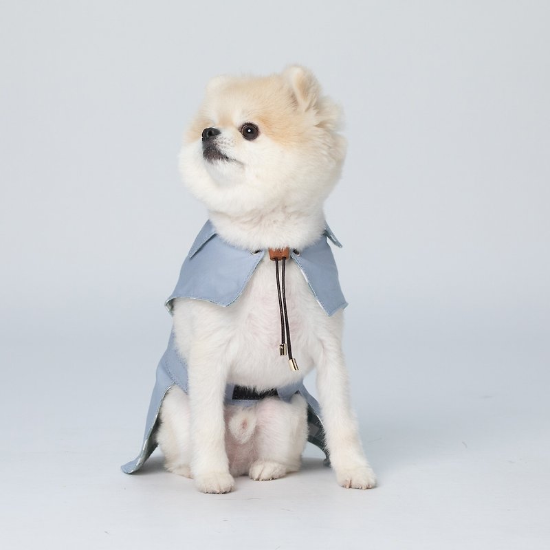 Pawfect-Fit! Trench Coat Pet Trench Coat (XS) - Clothing & Accessories - Cotton & Hemp Blue