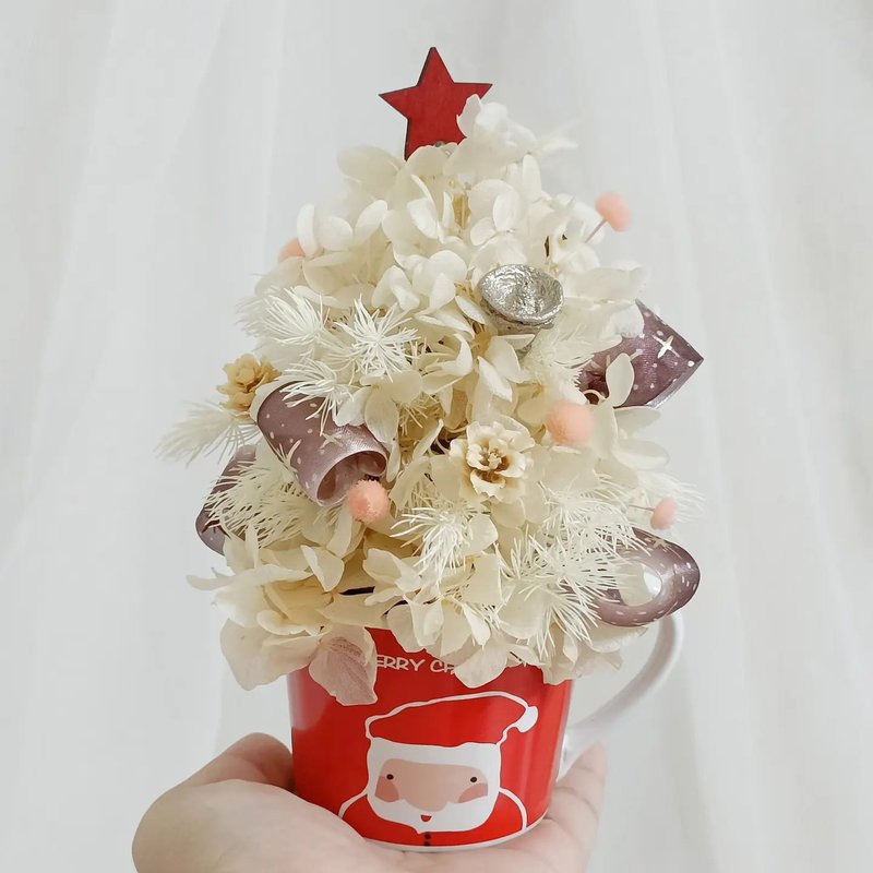 【DIY材料包】聖誕盆花結婚捧花永生乾燥花畢業謝七夕情人節花束 - 花藝/盆栽/植栽 - 植物．花 